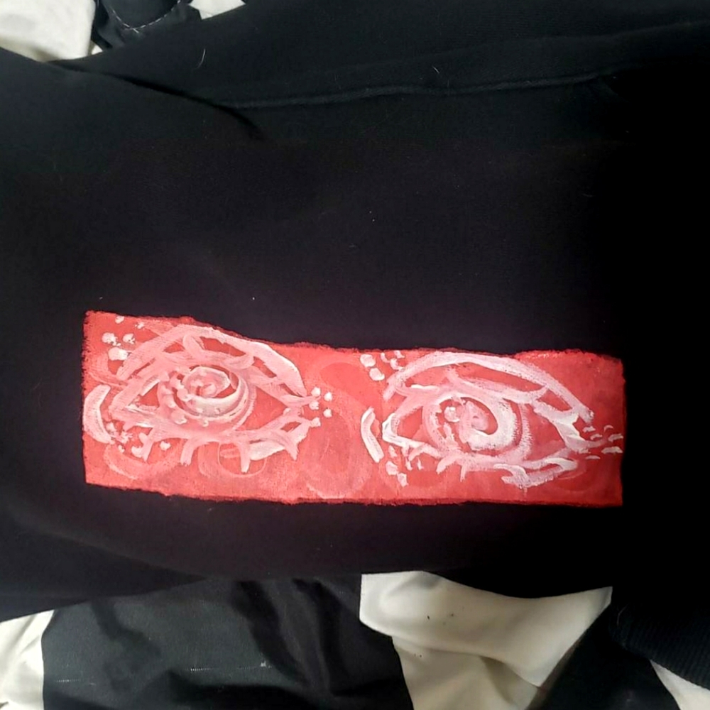 hand painted FILA sweatpants